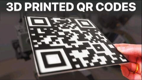 3D printed QR